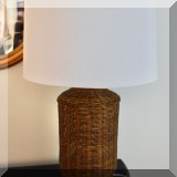DL10. Wicker lamp.  